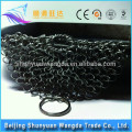 Очиститель чугуна Нержавеющая сталь Chainmail Clean Cookware Skillet Scrubber